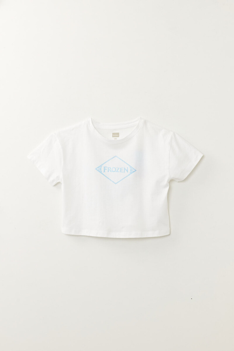 Remera disney frozen Frozen Blanca