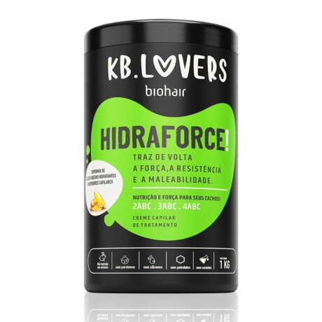 Crema Capilar De Tratamiento KB.LOVERS Hidraforce Nutrición y Fuerza