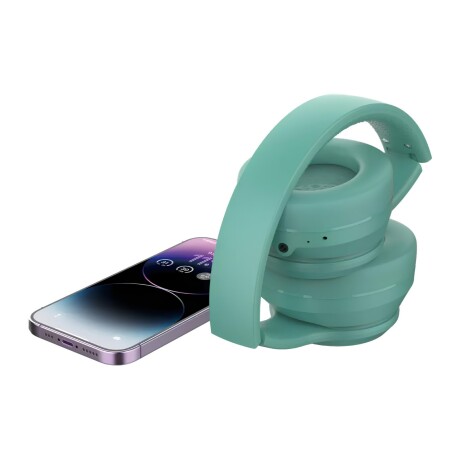 Auricular Banda On-ear Devia Kintone Series Wireless Headphone V2 Green