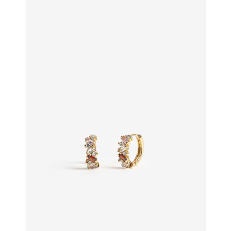 Aros Cubic Color Dorado