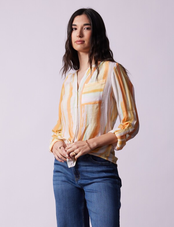 Blusa Spring MULTI/ANARANJADO