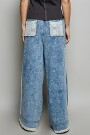 PANTALON DENIM PARCHES Denim