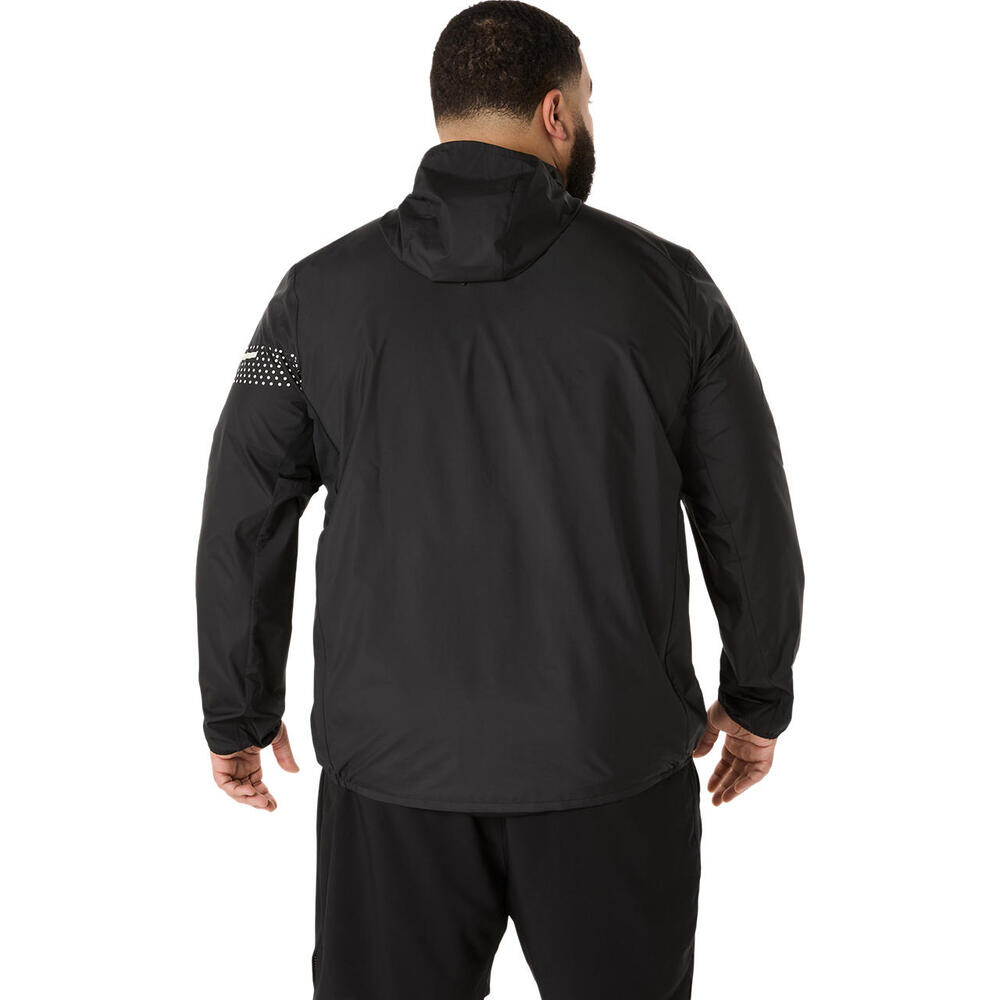 Casaca Running Asics Icon Jacket Hombre Performance Black
