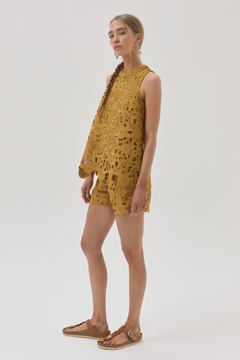 Top Soleil Mostaza