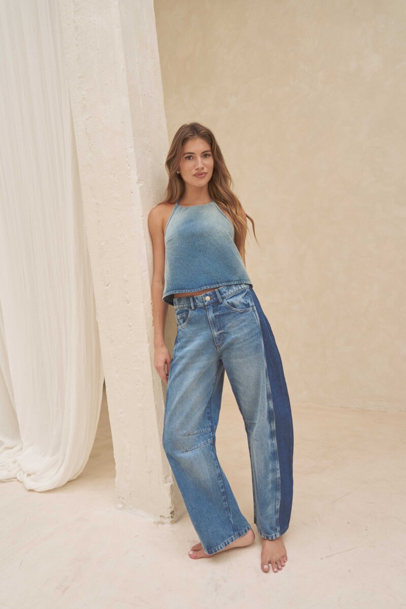 PANTALON DAKOTA DUO TONE 