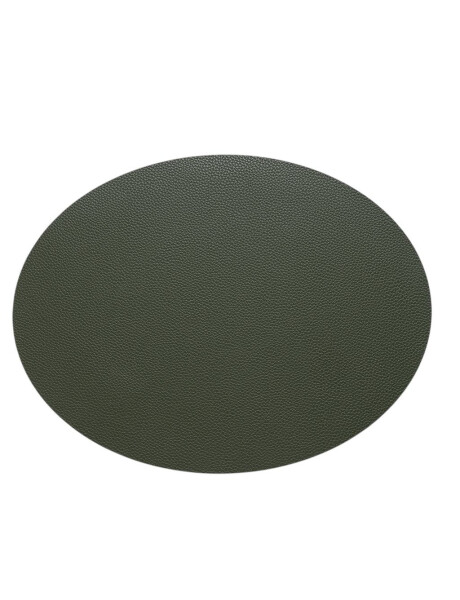 INDIVIDUAL PVC SIMIL CUERO OVAL 43X33 VERDE INDIVIDUAL PVC SIMIL CUERO OVAL 43X33 VERDE