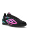 Championes de Fútbol Hombre Umbro Hit Tf Negro - Fucsia - Celeste