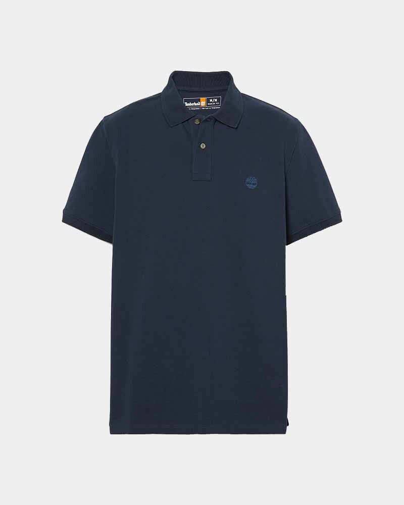 Polo Oyster River Manga Corta Regular Fit Hombre Dark Sapphire-dark Denim