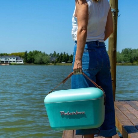 Conservadora Classic Polarbox Retro Vintage 20 Litros Verde agua