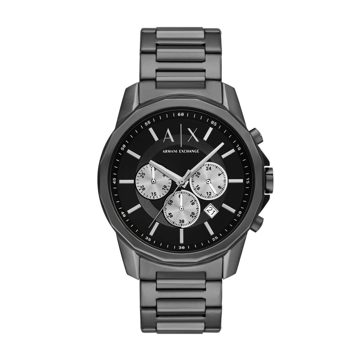 Reloj ARMANI EXCHANGE BANKS Acero Gris Esfera 44mm 