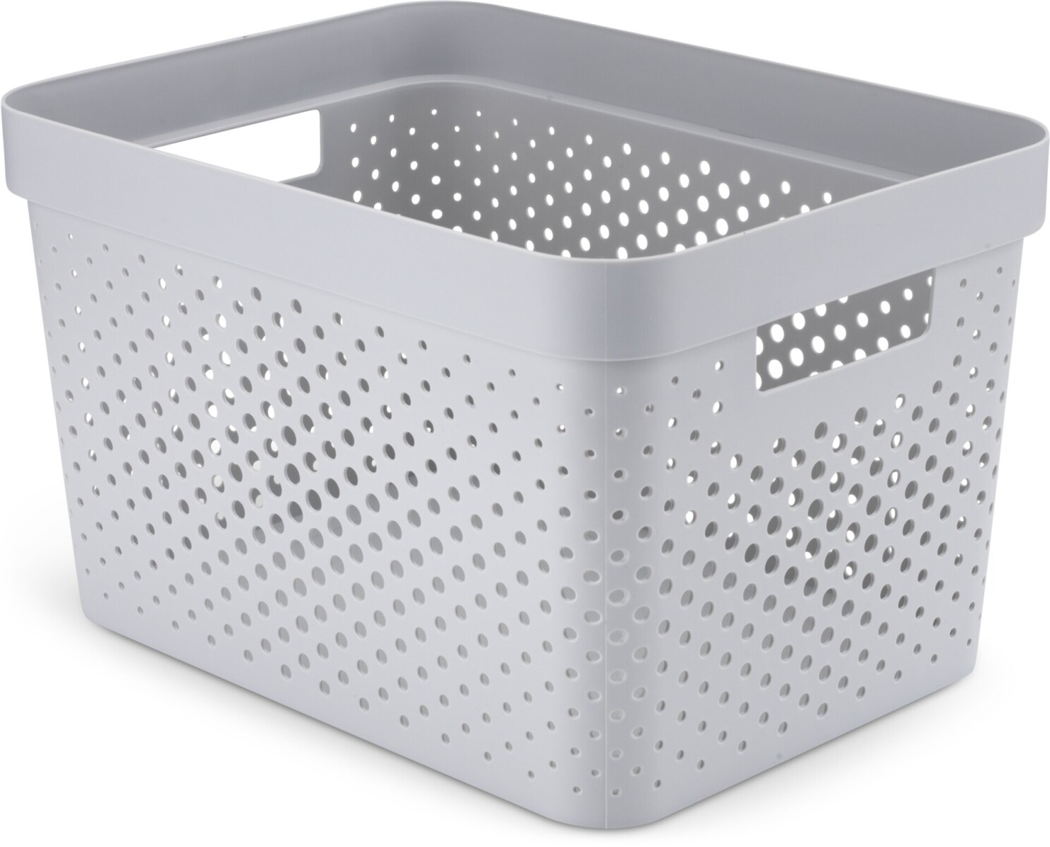Cesta INFINITY 17L plástico gris 