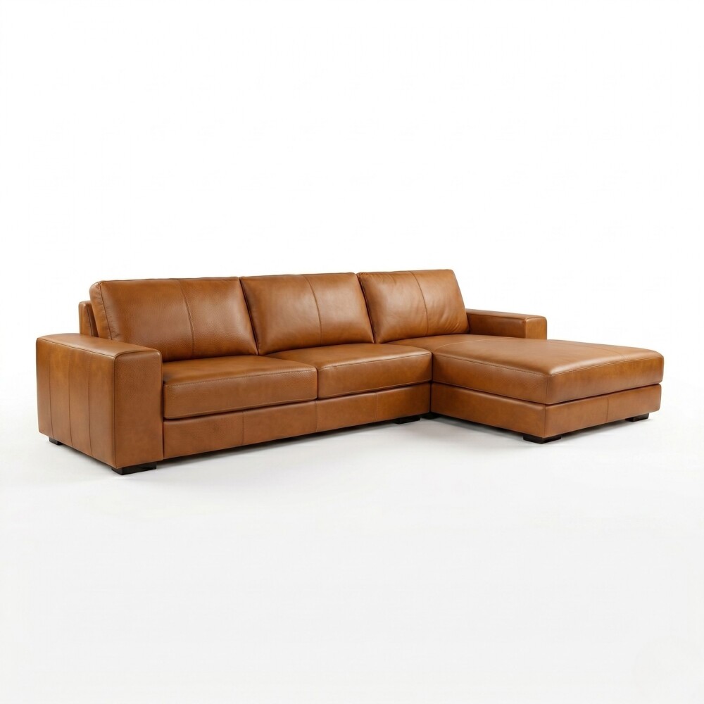 Sillón 3 cuerpos con Chaise - Como Camel Izquierdo