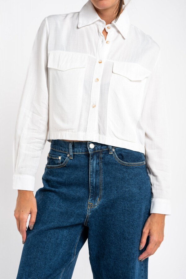 Camisa Crop Nacar