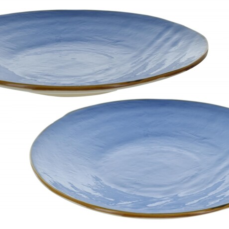 PLATO CERAMICA BORDE DORADO 27.6CM PLATO CERAMICA BORDE DORADO 27.6CM
