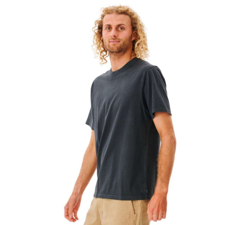 Remera Rip Curl Plain Wash Negro