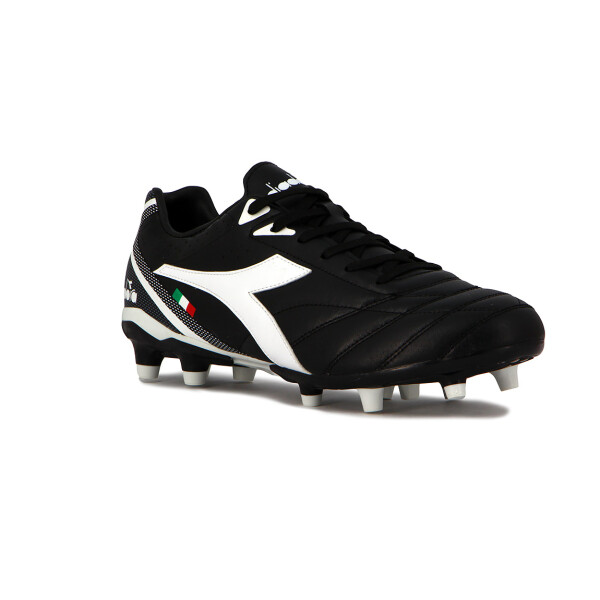 Zapato Fútbol Roma Md Diadora Hombre Negro-blanco