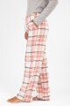 Pantalon mujer franela Rosado