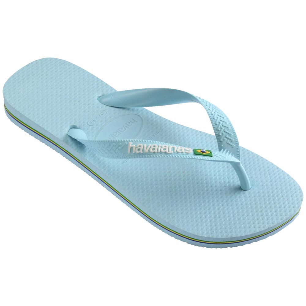 Sandalias Havaianas Brasil Logo Hombre Azul Maceió