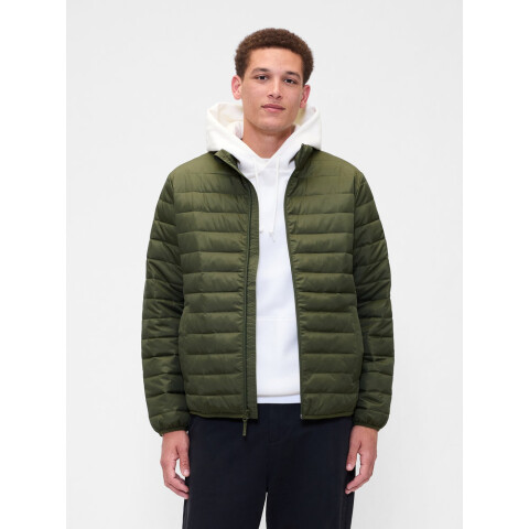 V-FRCH LOGO LTWT PUFFER JKT ARMY JACKET GREEN