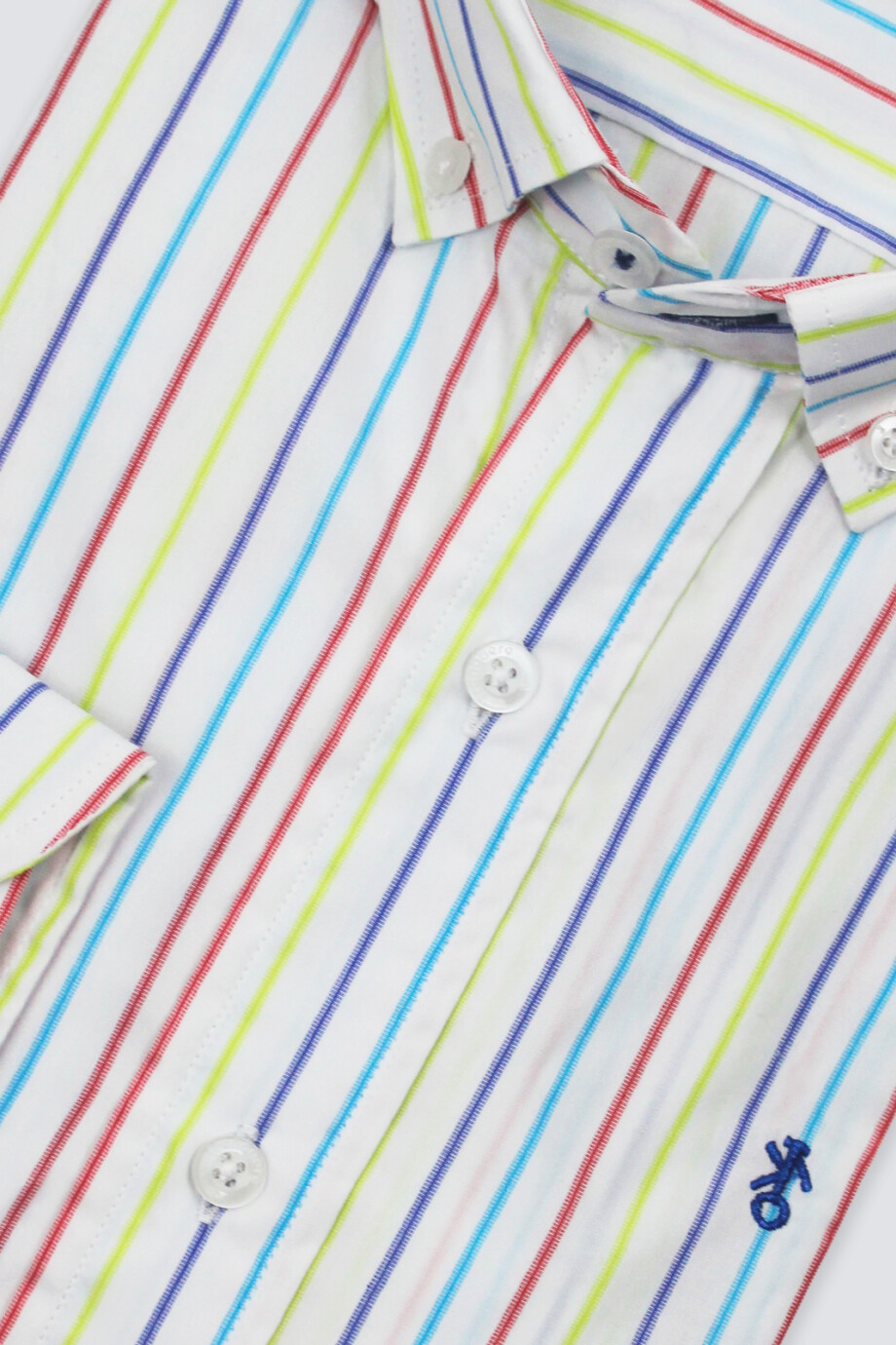 Camisa de Hombre Premium Rayada Rayas de colores