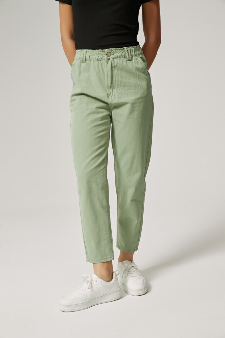 Pantalon Dilek Verde Claro