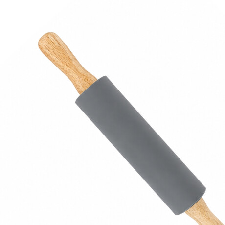 Palote Madera y Siliciona Gris 38 cm Palote Madera y Siliciona Gris 38 cm