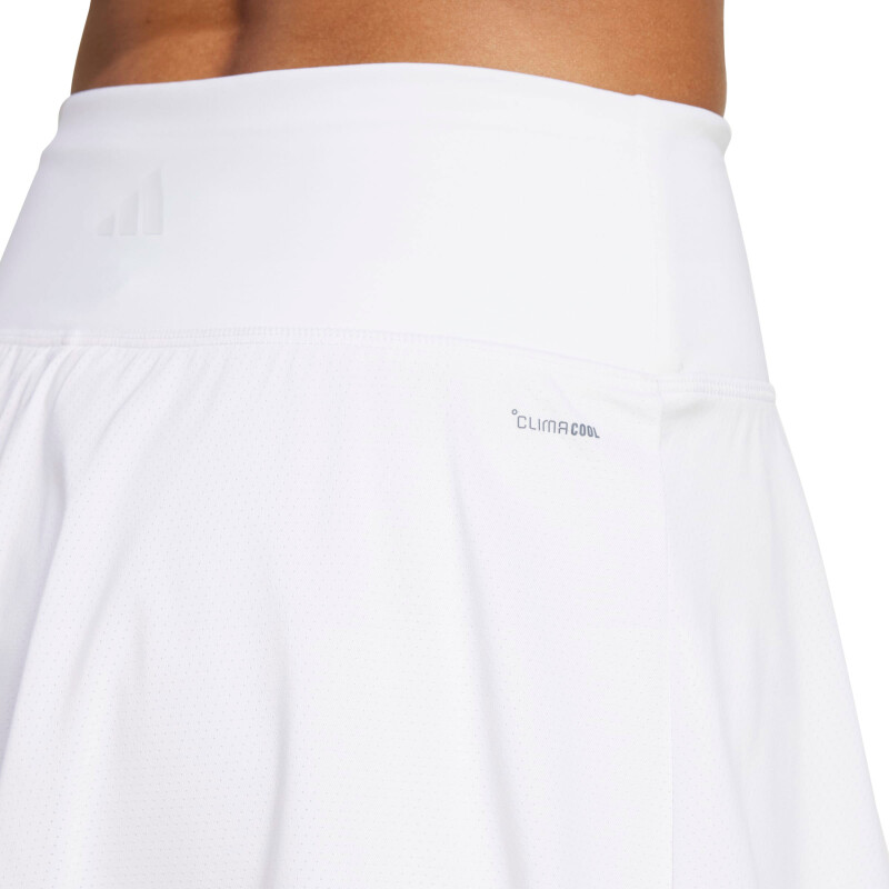 Pollera de Mujer Adidas Calza Club Skirt Blanco