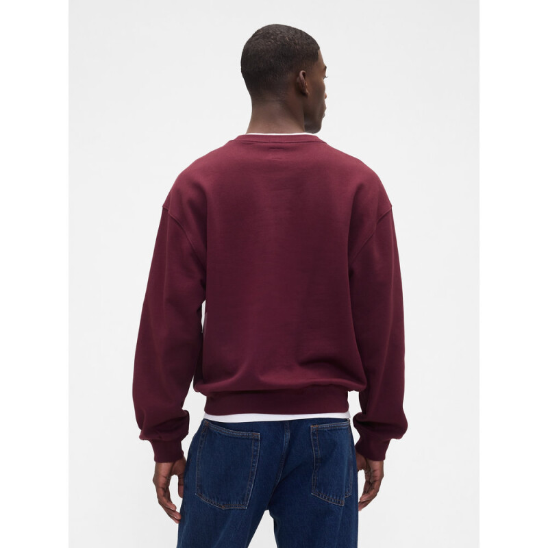 CORP LOGO CREW TUSCAN RED