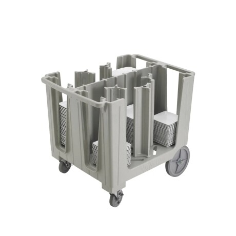 Carro para Platos 6 Divisiones Gris Moteado Carro para Platos 6 Divisiones Gris Moteado