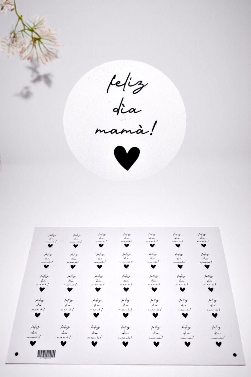 Stickers día de la madre plancha - DISEÑO 3 