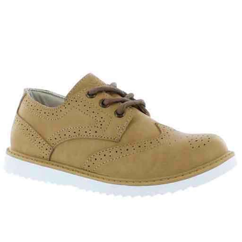 Zapatos de Niño Croco Kids Acordonado Beige