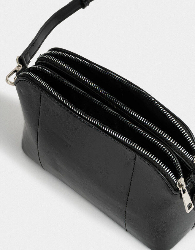 Bandoleras Bandolera Negra Con Charm - Negro