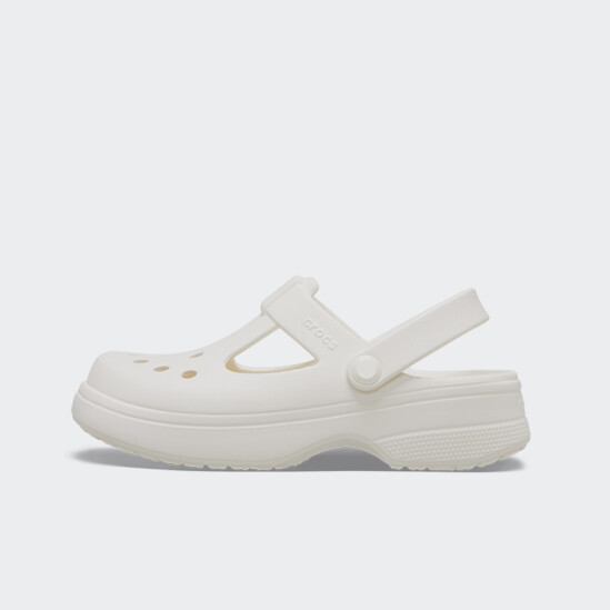Classic Clog Mary Jane Niños Blanco