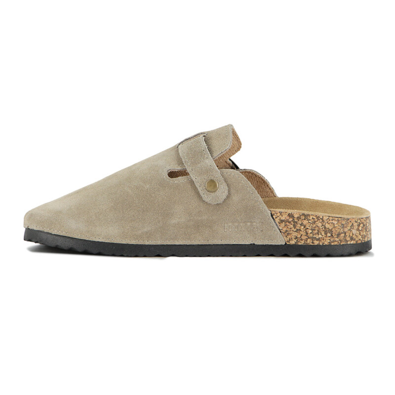 Country Zueco Dama Una Tira C/ Hebilla - Taupe Taupe