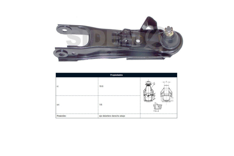 Parilla De Suspension Del Nissan D21 Mexico/720 Diesel 79-97 Der Parilla De Suspension Del Nissan D21 Mexico/720 Diesel 79-97 Der
