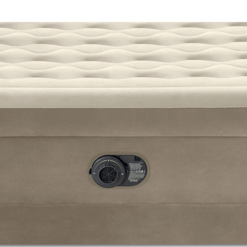 INTEX COLCHON DURA-BEAM DELUXE ULTRA PLUSH FIBER-TECH CON BOMBA 2 PLAZAS QUEEN Intex Colchon Dura-beam Deluxe Ultra Plush Fiber-tech Con Bomba 2 Plazas Queen