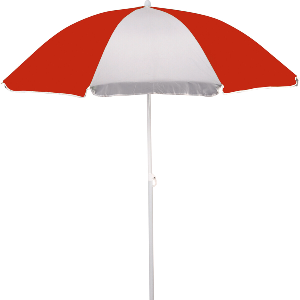 SOMBRILLA ROJO/BLANCO 1,80 MTS MOR 