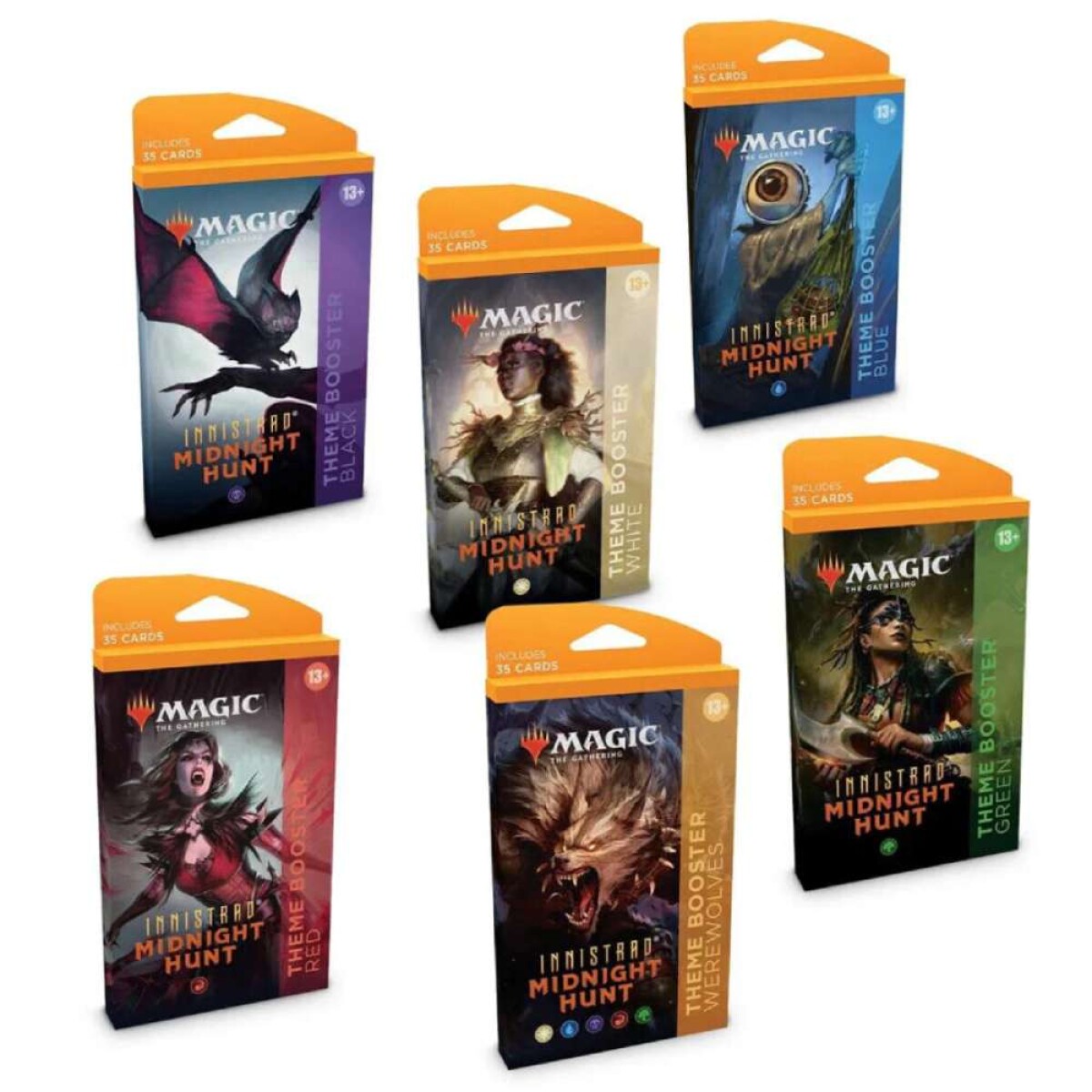 Magic the Gathering: ''Innistrad: Midnight Hunt'' Theme Booster - Al Azar [Ingles] 