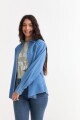 Camisa de jean manga larga JEAN MEDIO