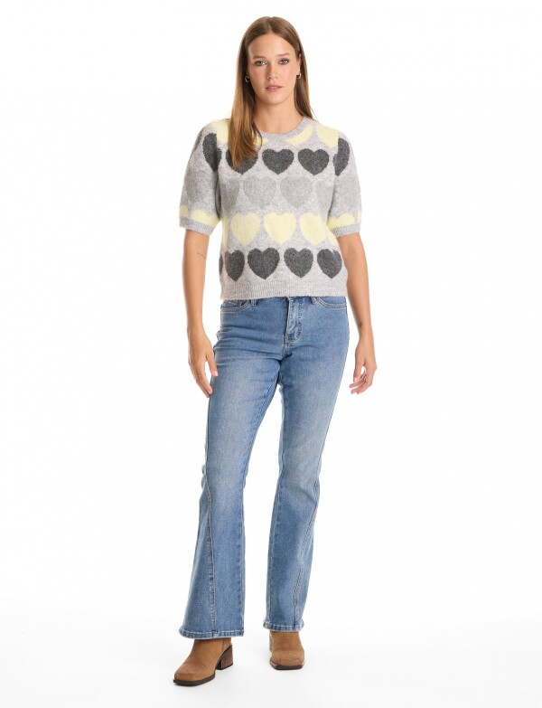 Buzo Hearts GRIS/MULTI