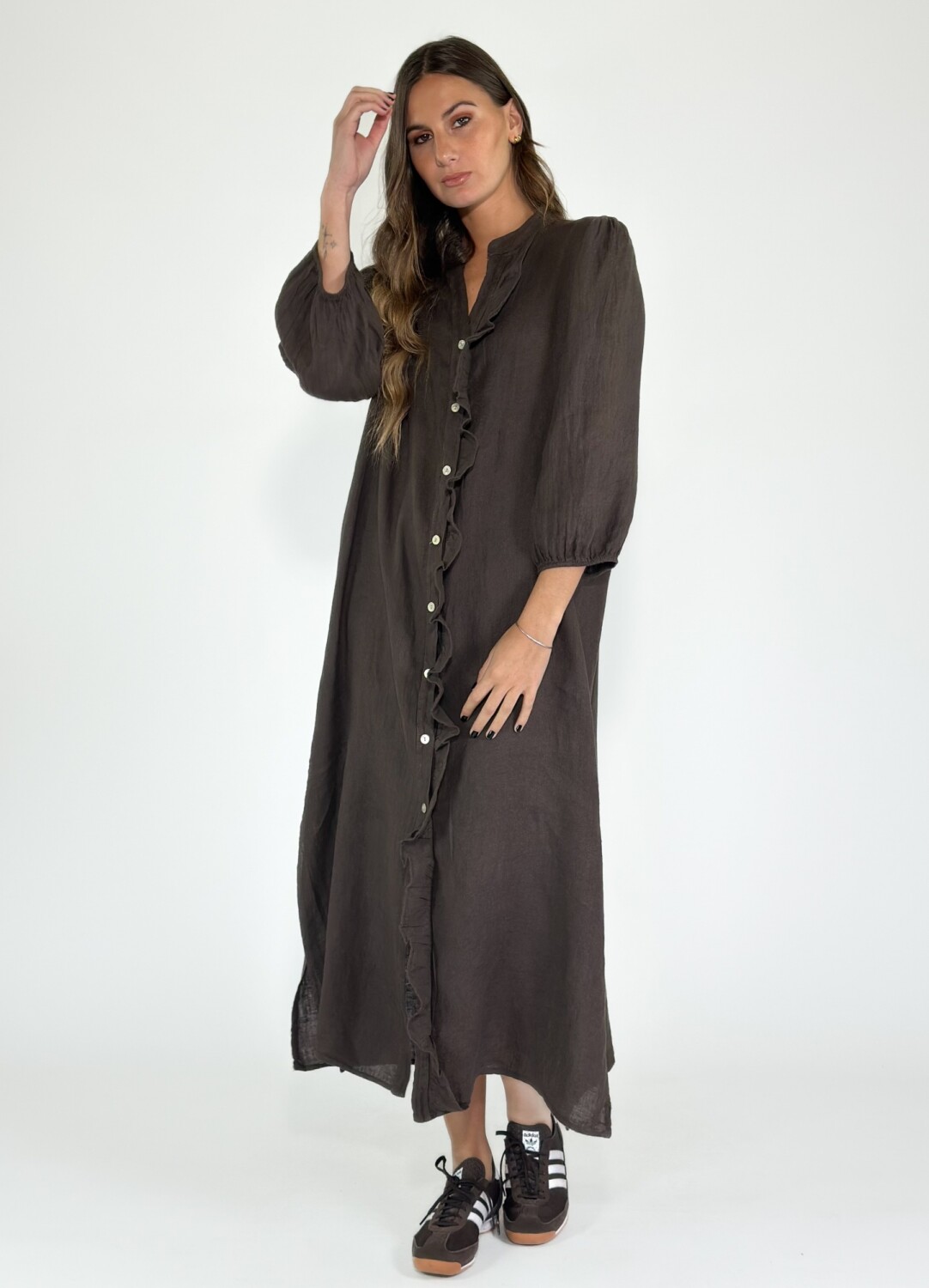 VESTIDO SORRENTO CHOCOLATE