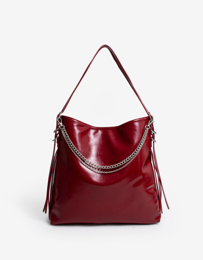 Saca Cartera Formato Saca - Rojo Oscuro