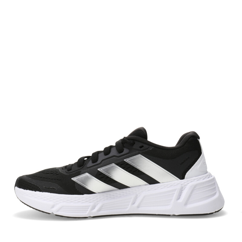 Championes de Mujer Adidas Questar Negro - Blanco - Plateado