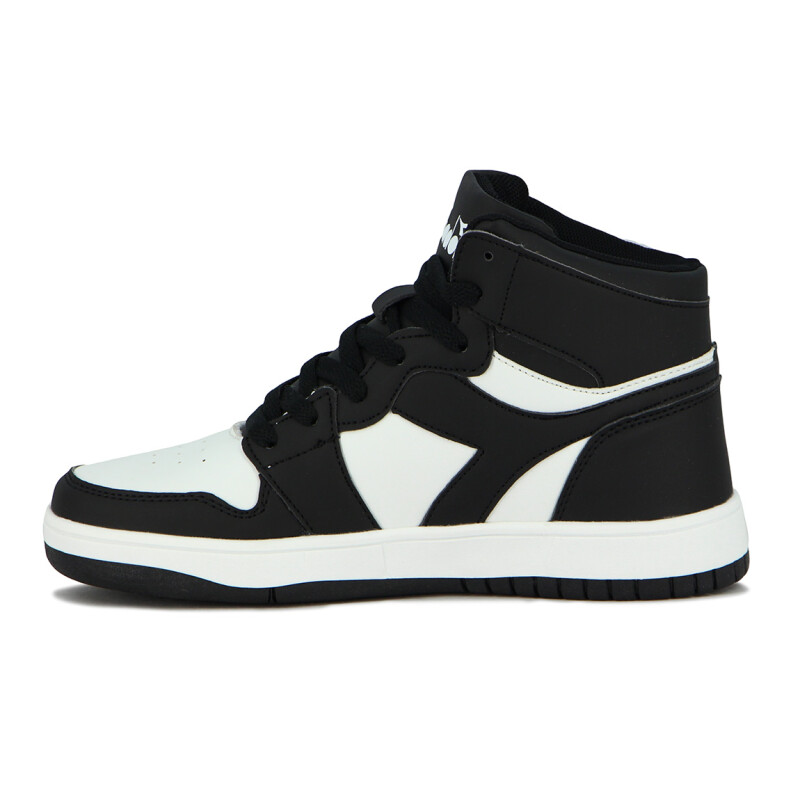Diadora Lifestyle Milano Ii Mid Teen - Negro/blanco Negro-blanco
