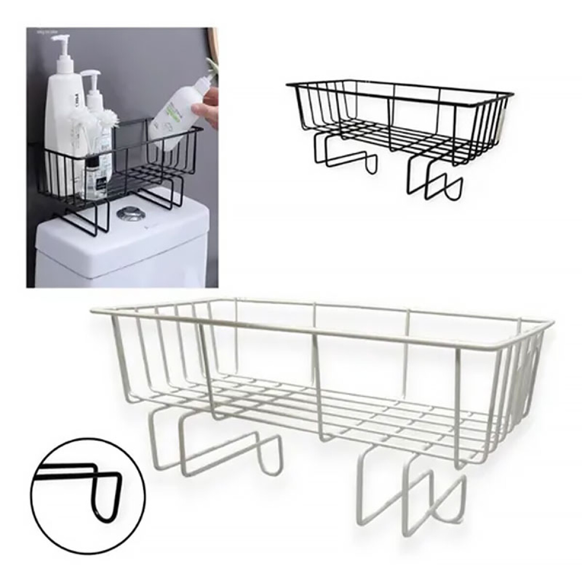 Organizador Canasto c/patas 34x15x17cm - Organizador Canasto C/patas 34x15x17cm 