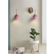 Lampara Aplique Moderna Estilo Industrial Kigali Rosa