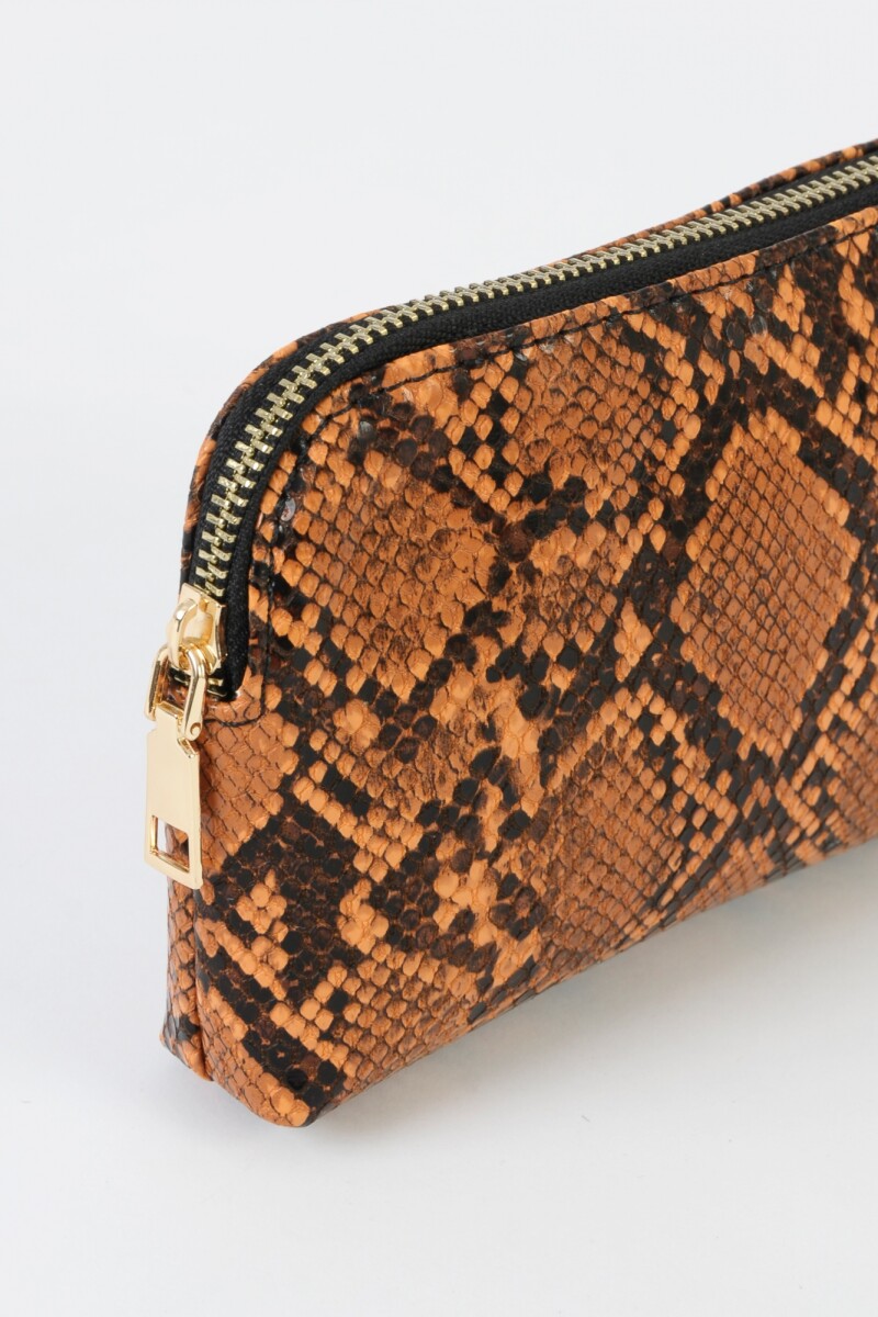 Estuche snake pequeño naranja