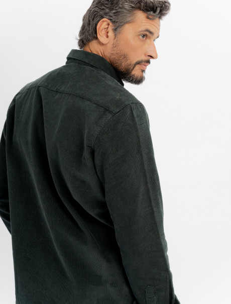 Camisa lisa pana verde