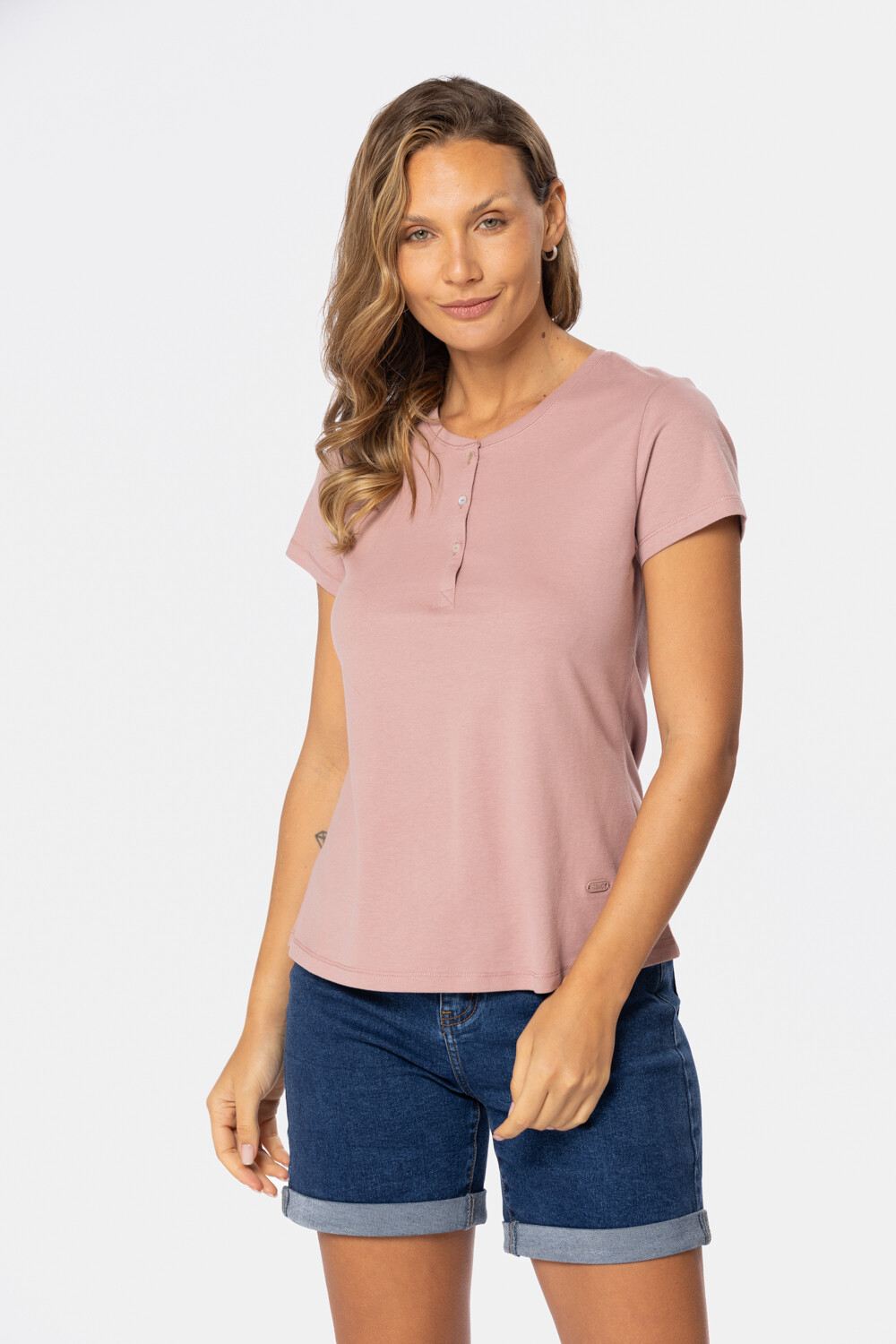 REMERA LISA Rosado