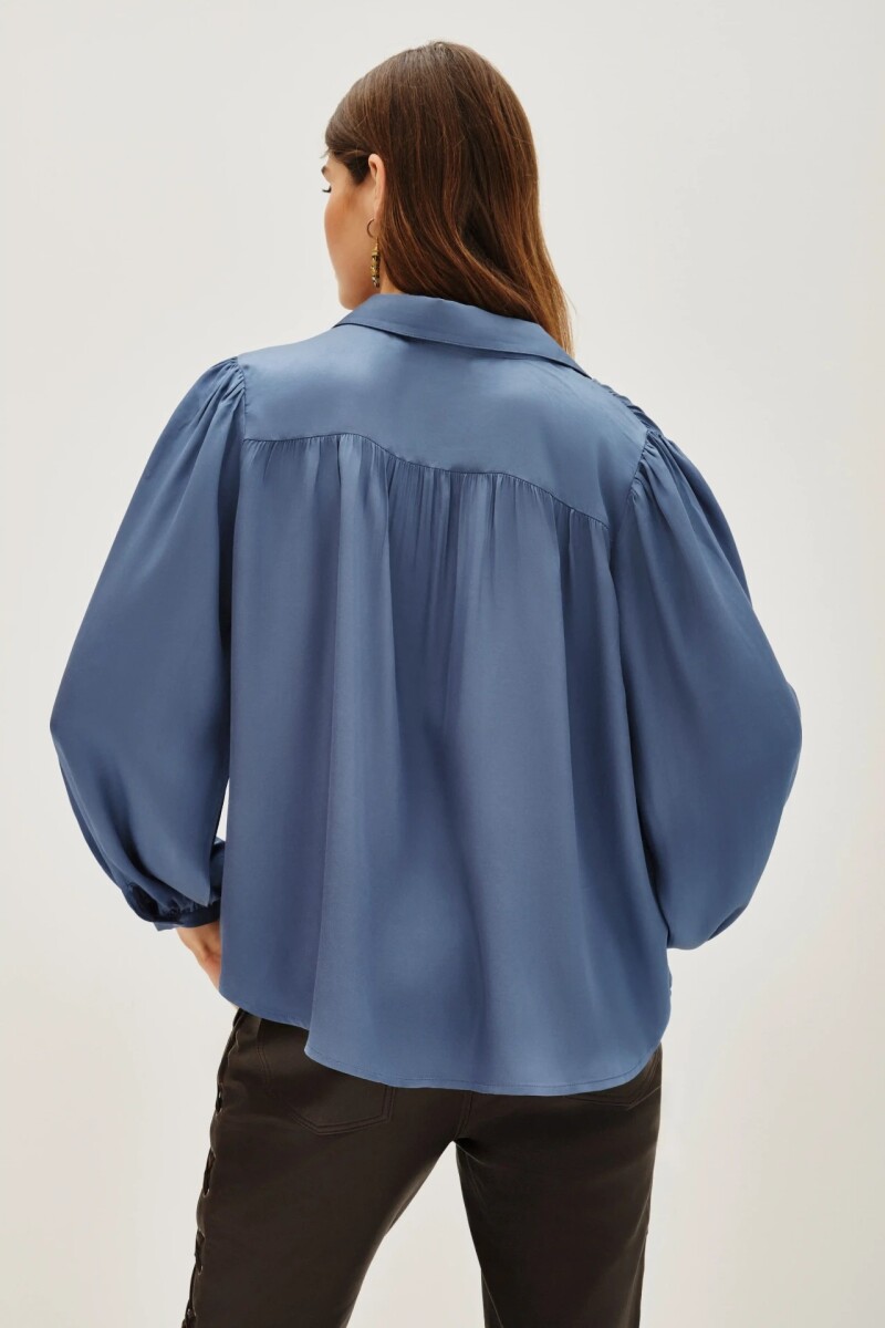 CAMISA LINA Azul